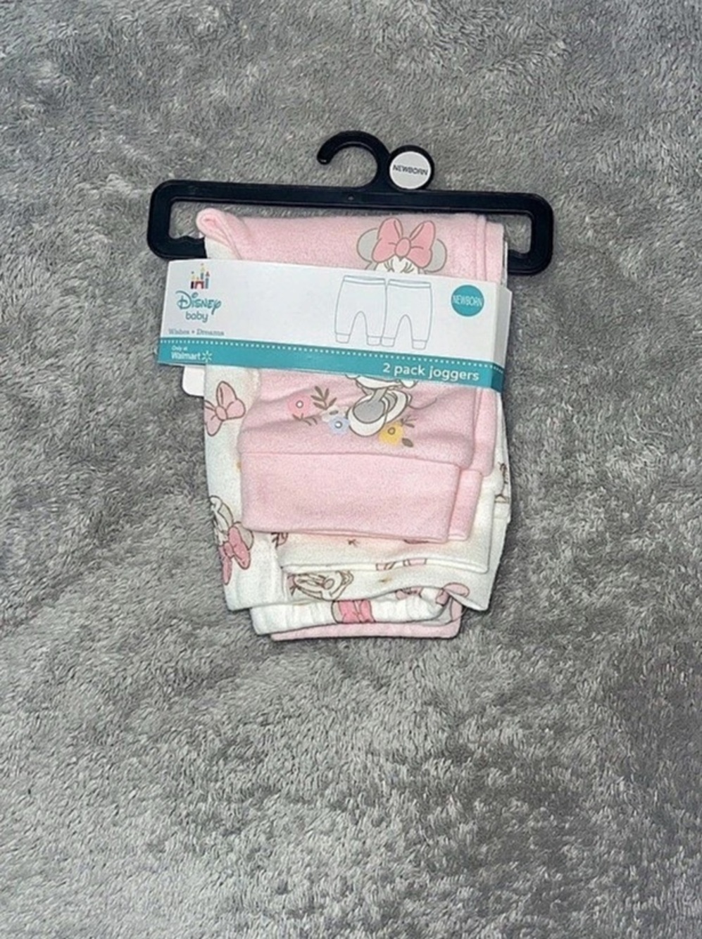Disney Baby Pink & White Floral Baby Bib Set